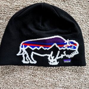 Patagonia Black and Purple Hat